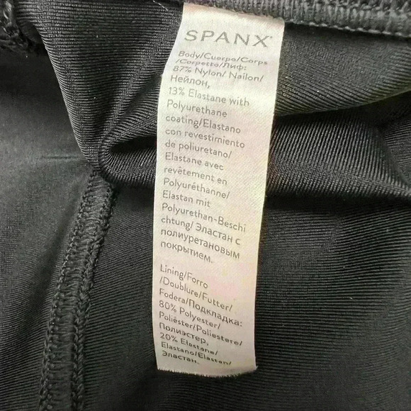 SPANX Faux Leather Leggings Black Size XS - Picture 10 of 10